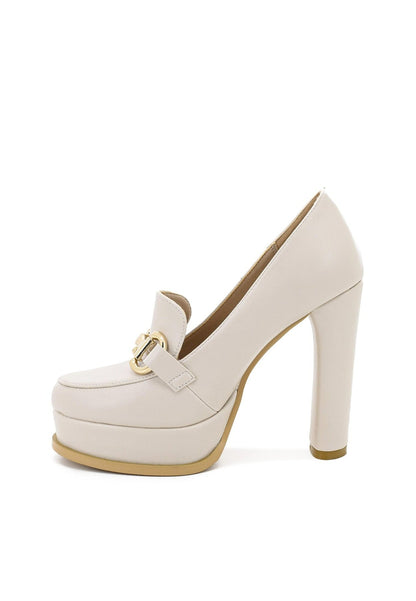 Nicolina – Mocassini in Ecopelle con Tacco Donna