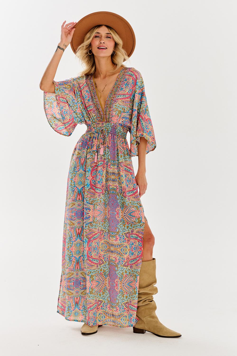 Amelia - Abito Maxi Donna Elegante Raffinato