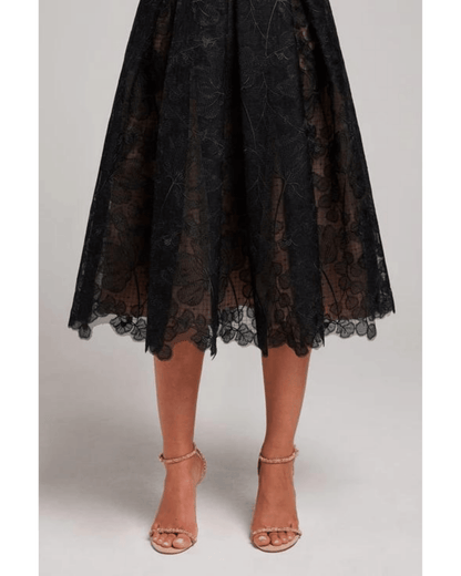 Cinzia - Abito Nero Donna Elegante Moderno
