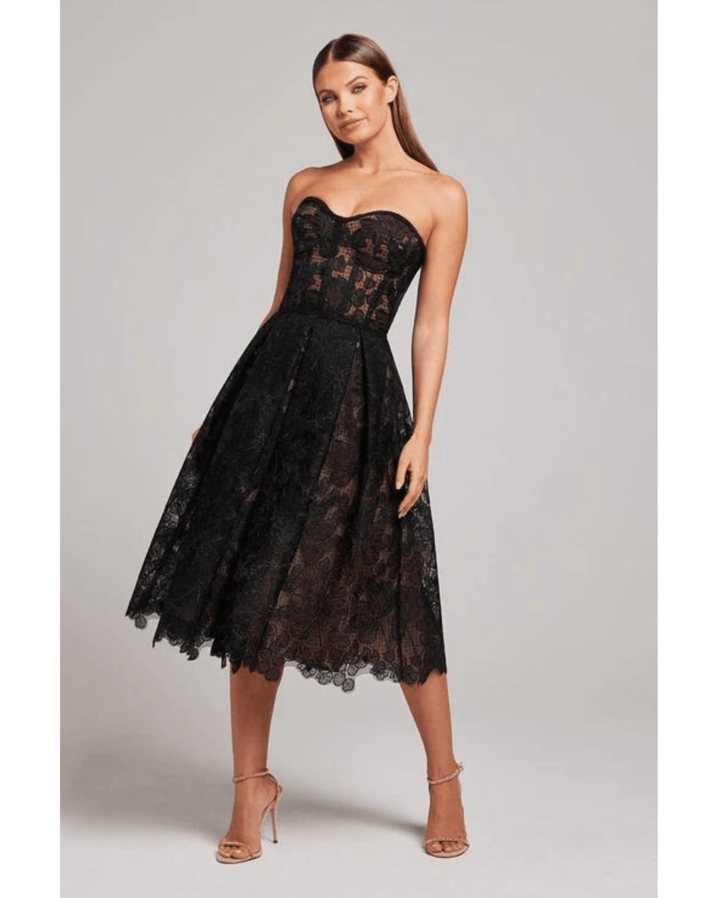 Cinzia - Abito Nero Donna Elegante Moderno