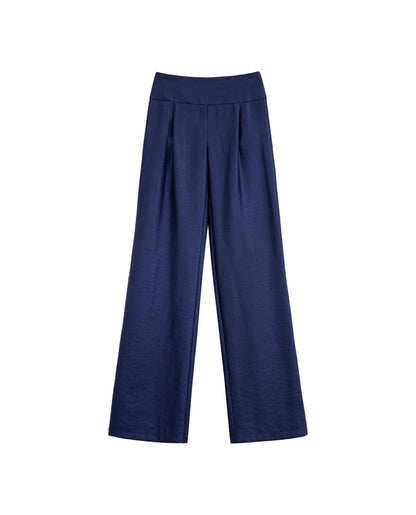 Coral - Pantalone All-In Blu Navy Elegante e Versatile Donna