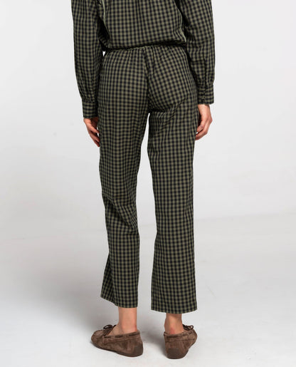 Concetta - Pantalone Casual a Quadri Elegante da Donna