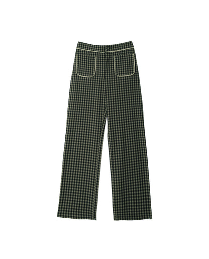 Concetta - Pantalone Casual a Quadri Elegante da Donna