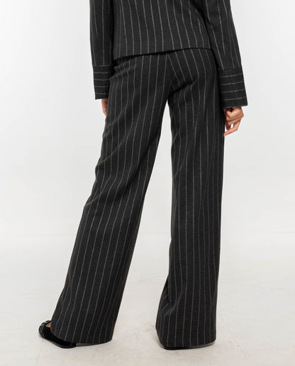 Cosima - Pantalone Donna Grigio Elegante Comodo e Versatile
