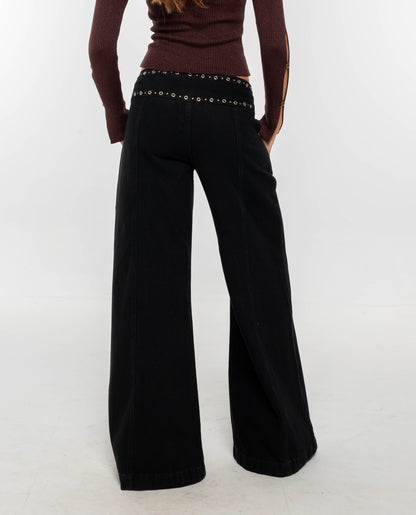 Clementina - Jeans Skinny Nero Elegante da Donna