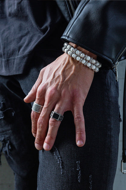Nicandro - Bracciale Uomo Elegante Raffinato Moderno