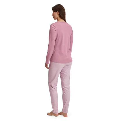 Quinia - Pigiama Donna Manica Lunga Striped Dreams Calida
