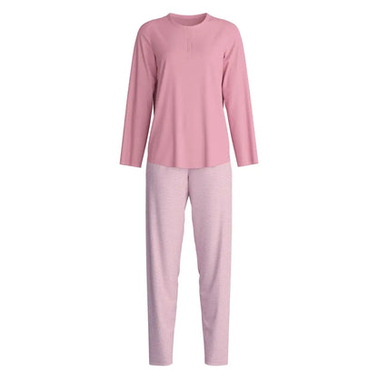 Quinia - Pigiama Donna Manica Lunga Striped Dreams Calida