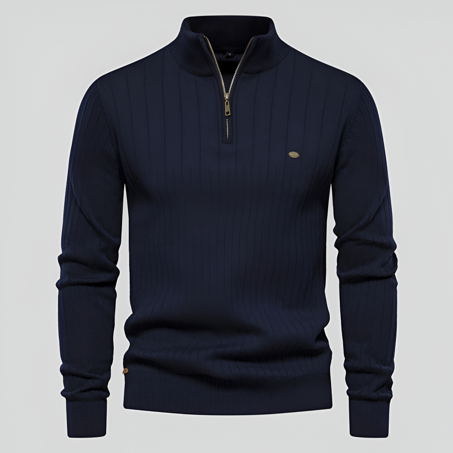 Fabio - Maglione Uomo con Zip Autunnale Elegante