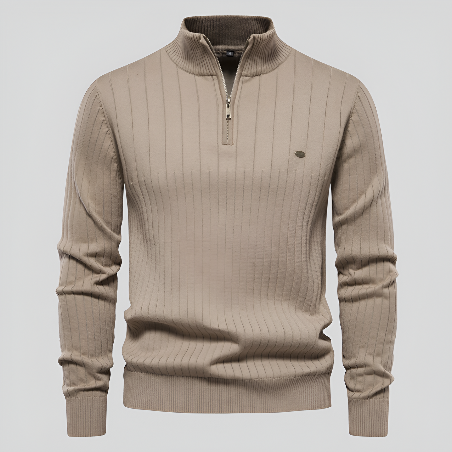 Fabio - Maglione Uomo con Zip Autunnale Elegante
