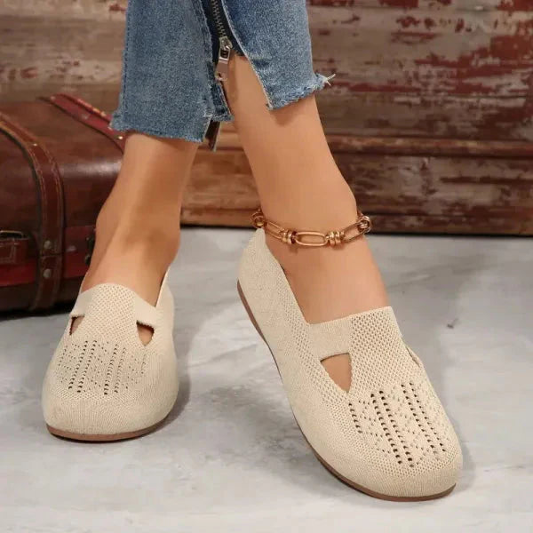 Mirinia - Scarpe Donna Comode Traspiranti Slip On Casual