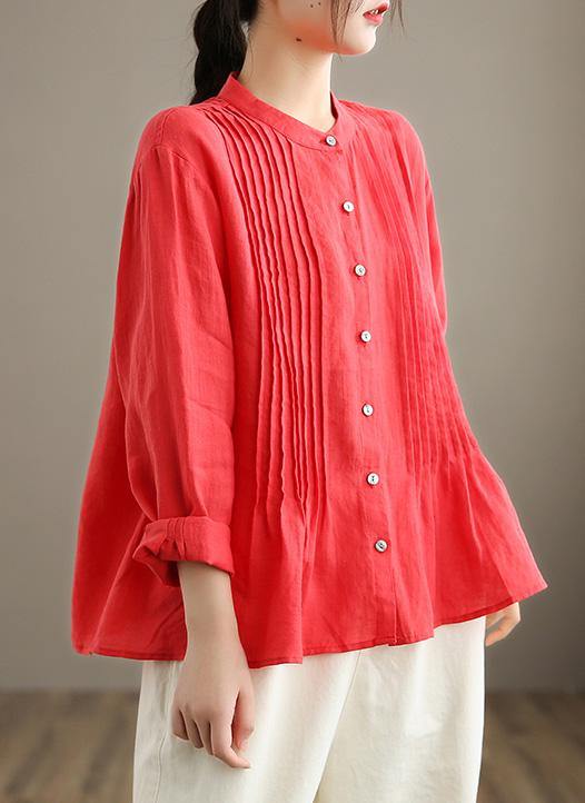 Teodora - Tunica Camicia Donna Bianca Ramie Naturale Moderna