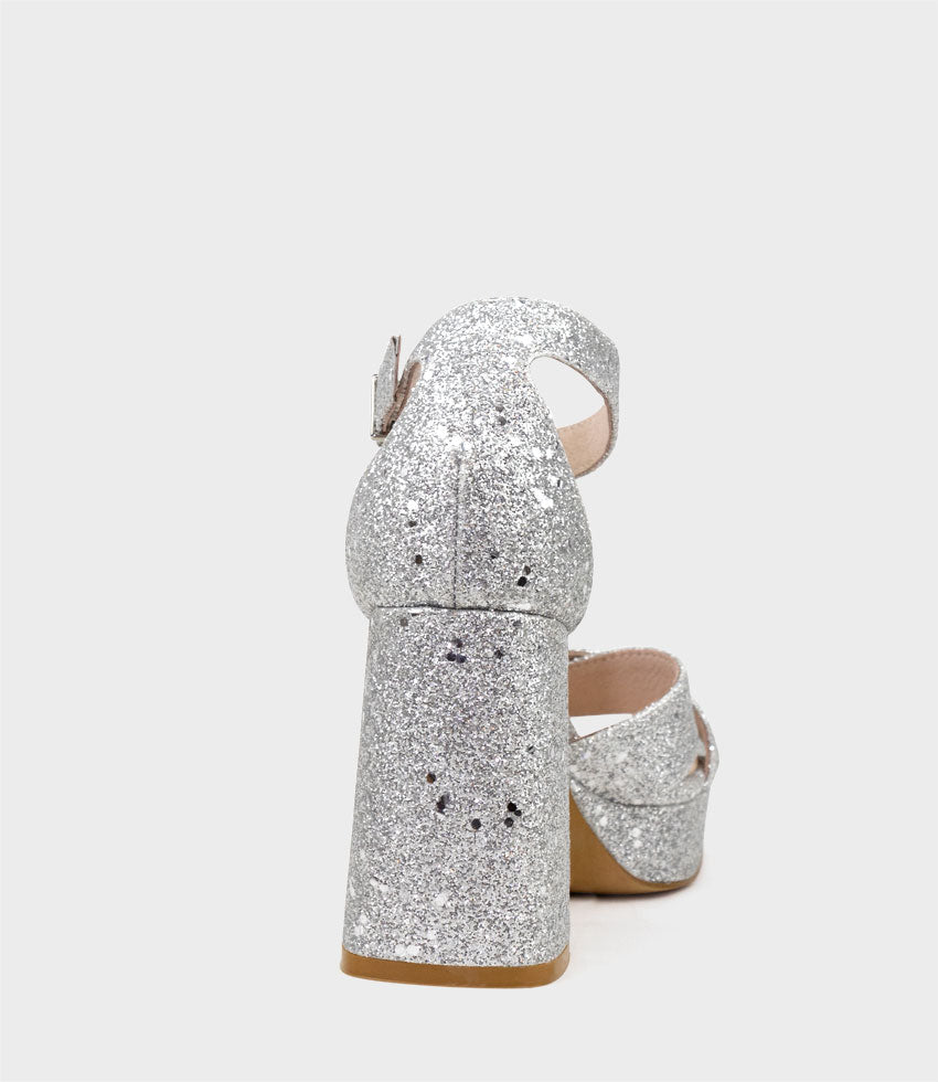 Elodia - Sandali Zeppa Donna Eleganti Brillanti