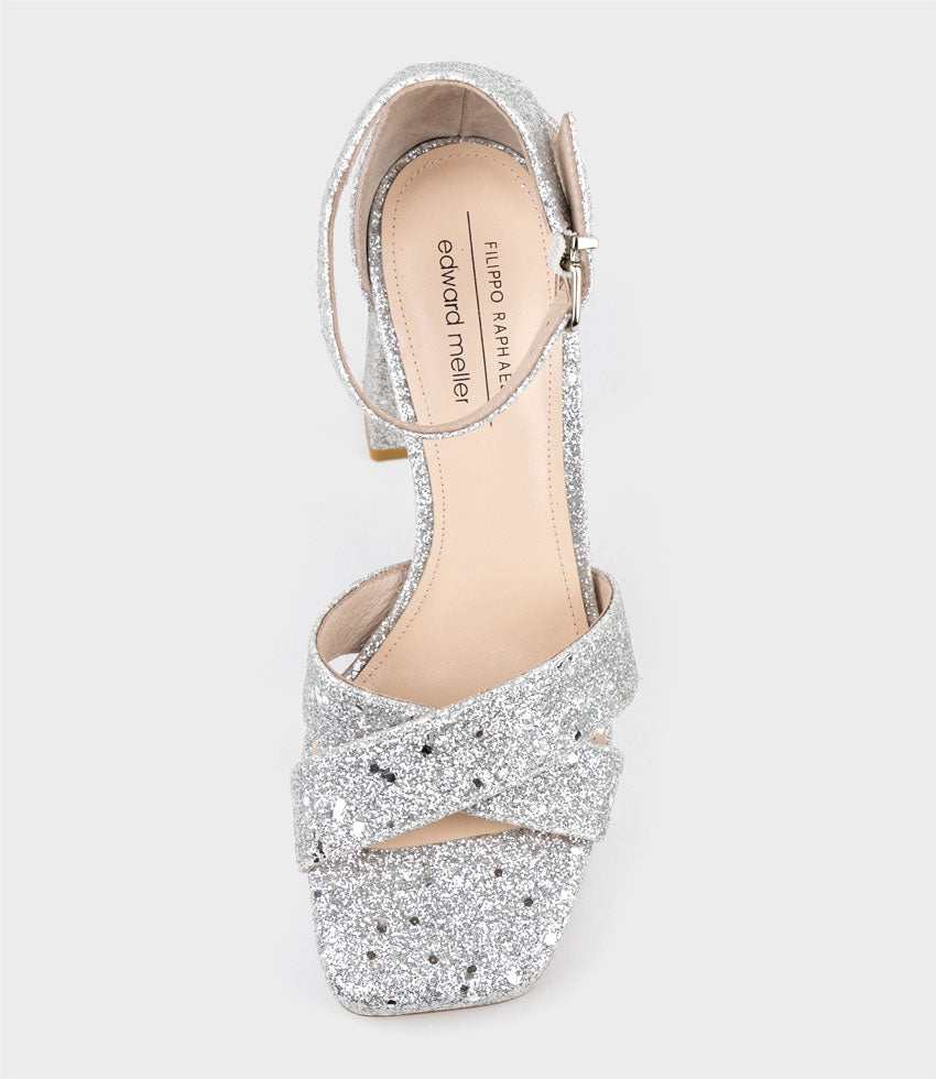 Elodia - Sandali Zeppa Donna Eleganti Brillanti