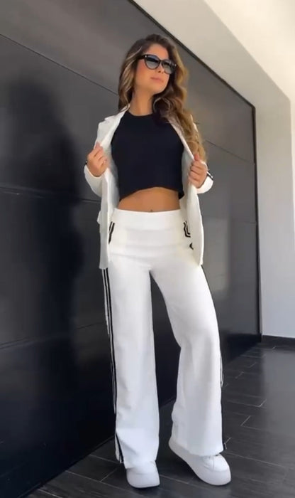 Harmony - Coordinato Donna a Righe Fantasia