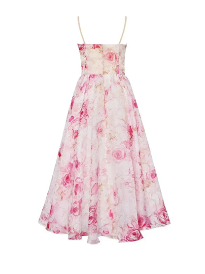 Lidia - Abito midi donna floreale