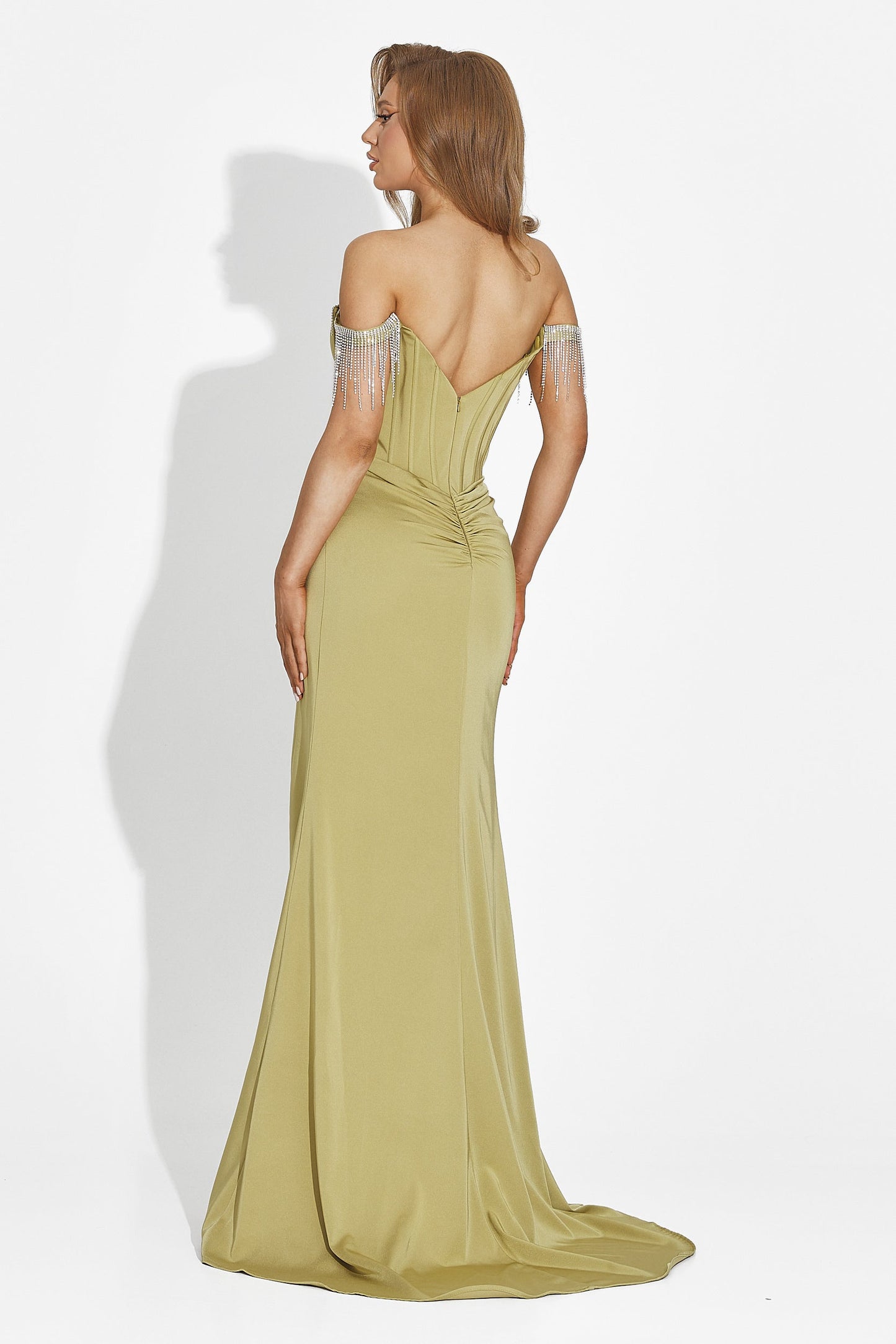 Susanna - Abito Lungo Donna Verde Elegante Femminile Moderno