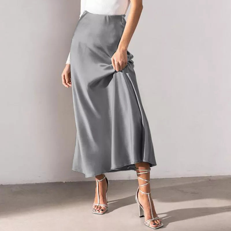 Livia – Gonna A Trapezio Con Vita Alta E Silhouette Raffinata
