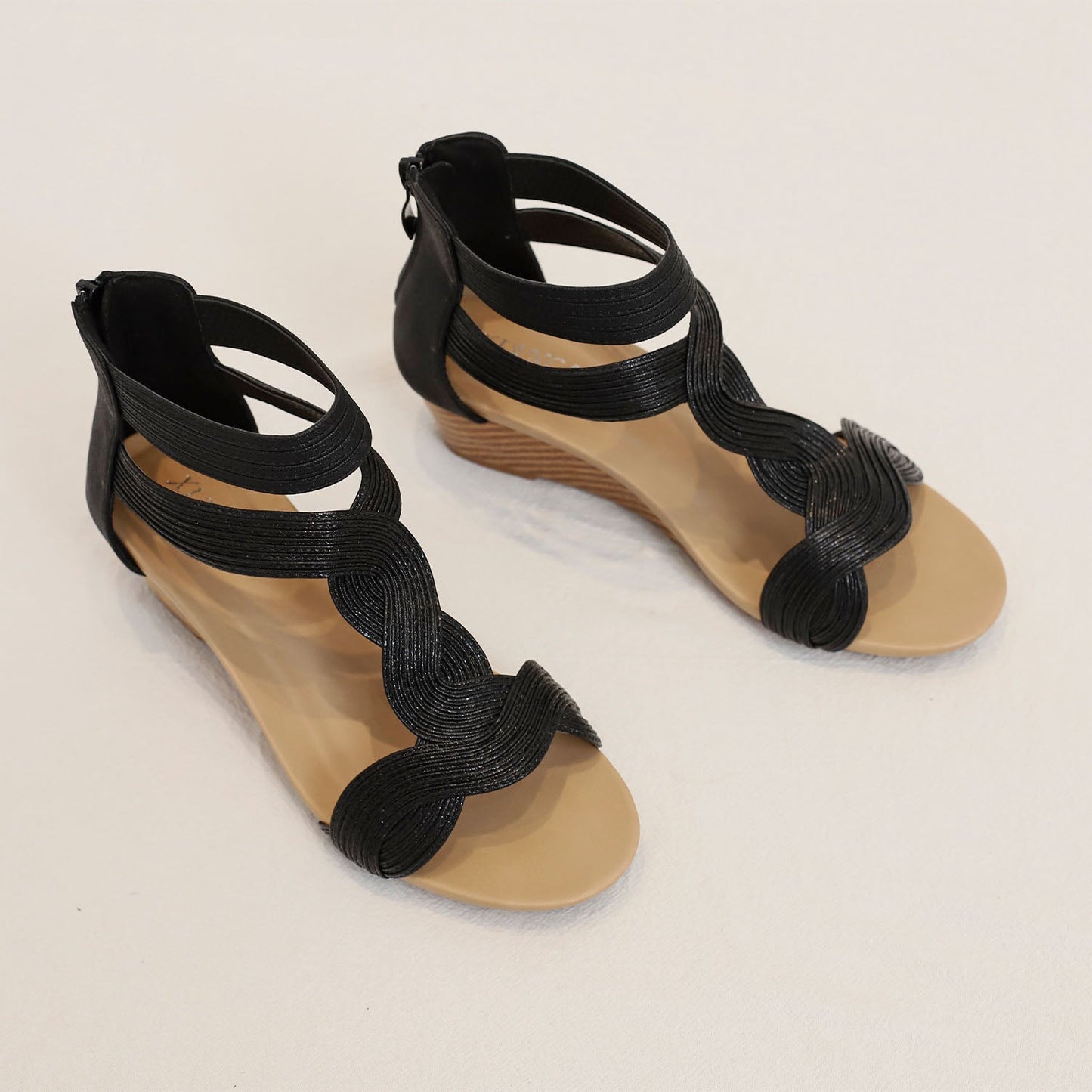Rexara - Sandali Donna Zeppa Morbida Bohemian Fashion Moderni