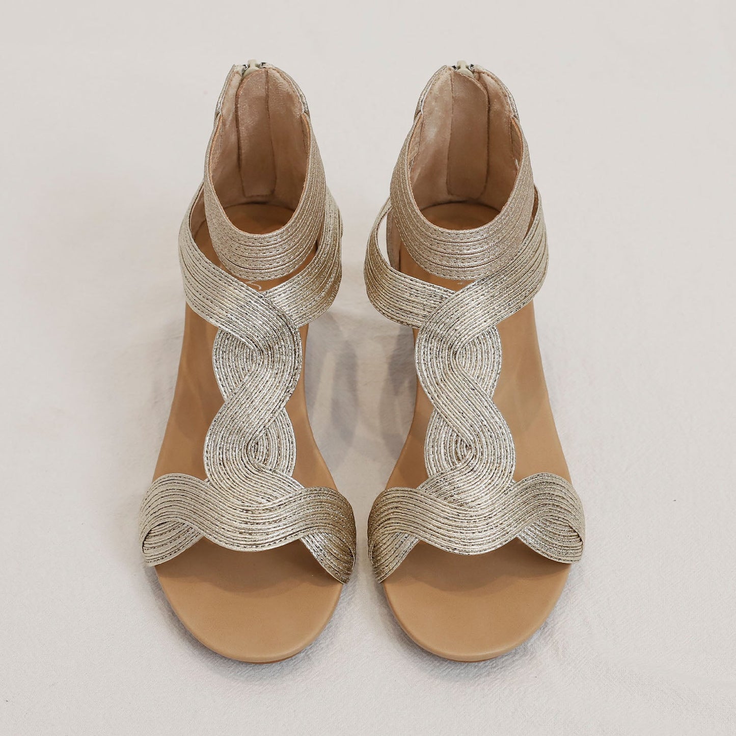 Rexara - Sandali Donna Zeppa Morbida Bohemian Fashion Moderni