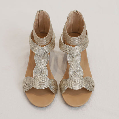 Rexara - Sandali Donna Zeppa Morbida Bohemian Fashion Moderni