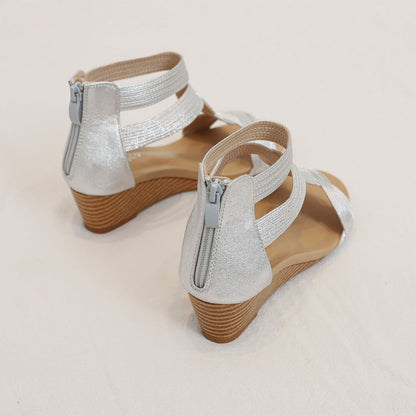 Rexara - Sandali Donna Zeppa Morbida Bohemian Fashion Moderni