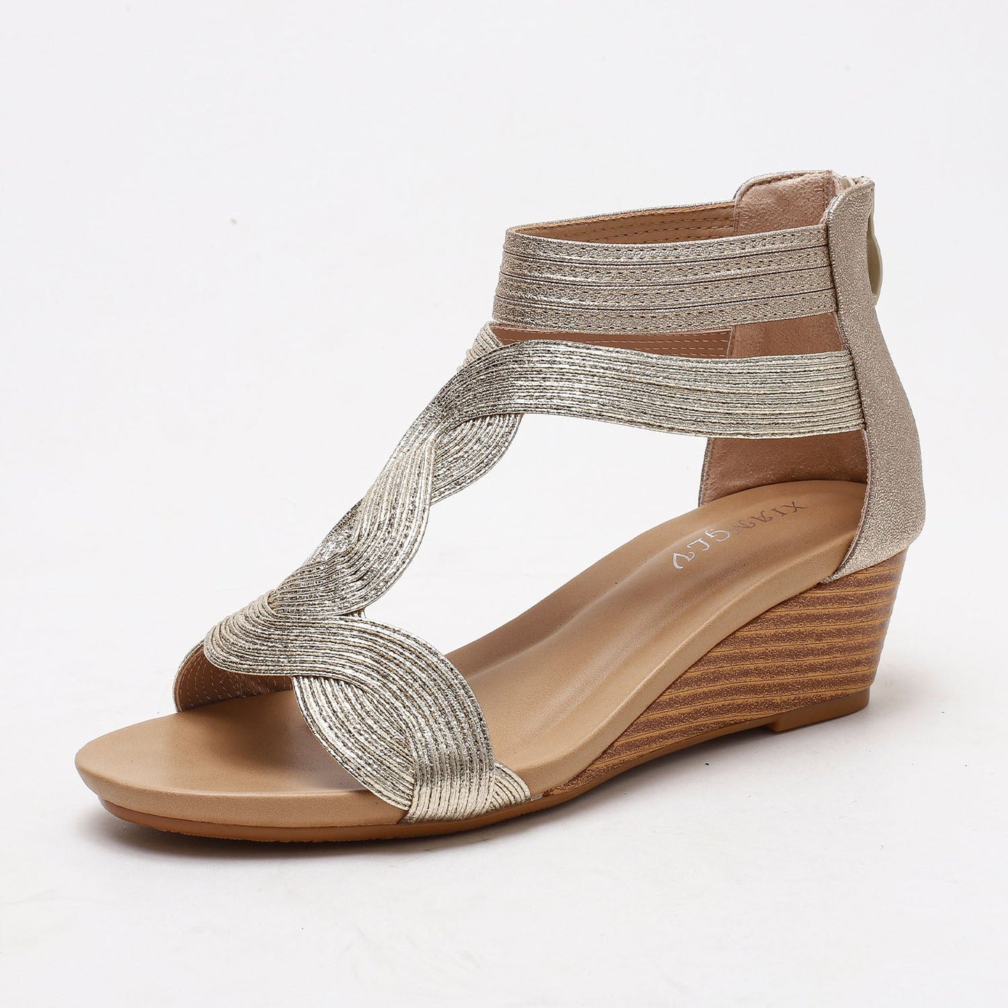 Rexara - Sandali Donna Zeppa Morbida Bohemian Fashion Moderni