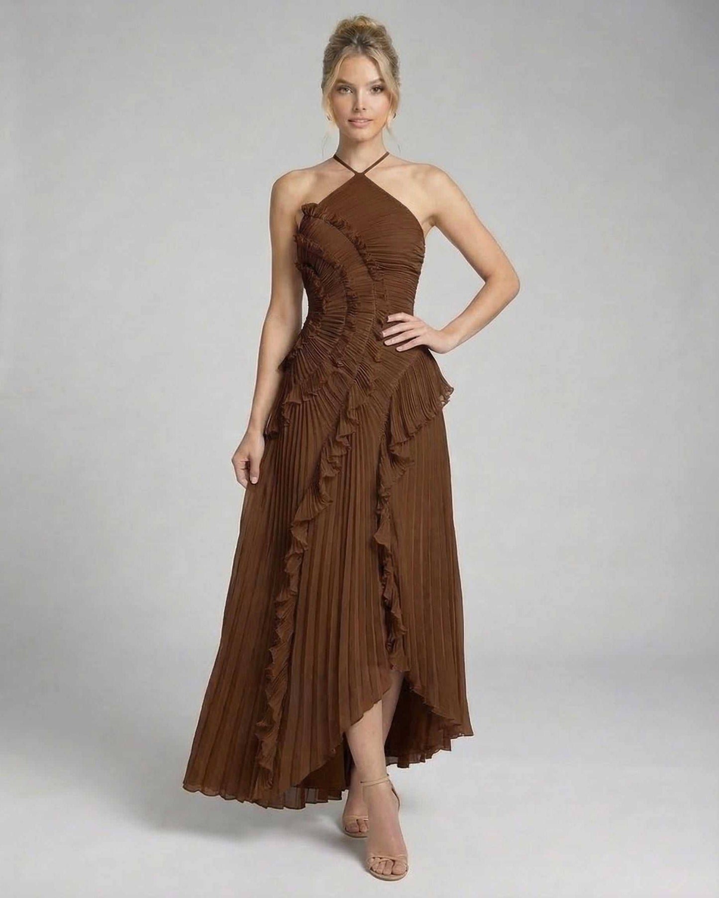 Sabina - Abito Maxi Donna Elegante Femminile Moderno Versatile