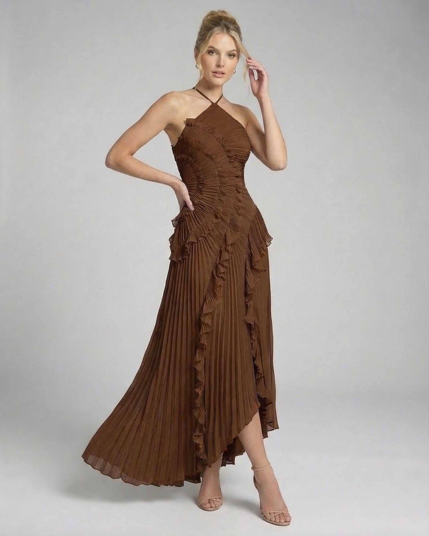 Sabina - Abito Maxi Donna Elegante Femminile Moderno Versatile