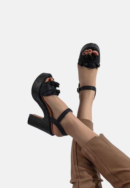 Nemia – Sandali Ecopelle con Sottopiede in Pelle Donna