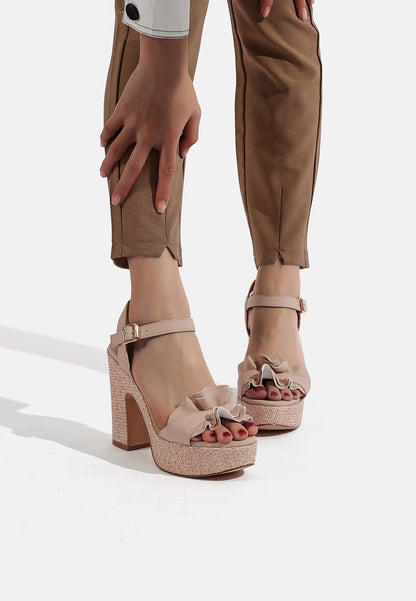 Nemia – Sandali Ecopelle con Sottopiede in Pelle Donna