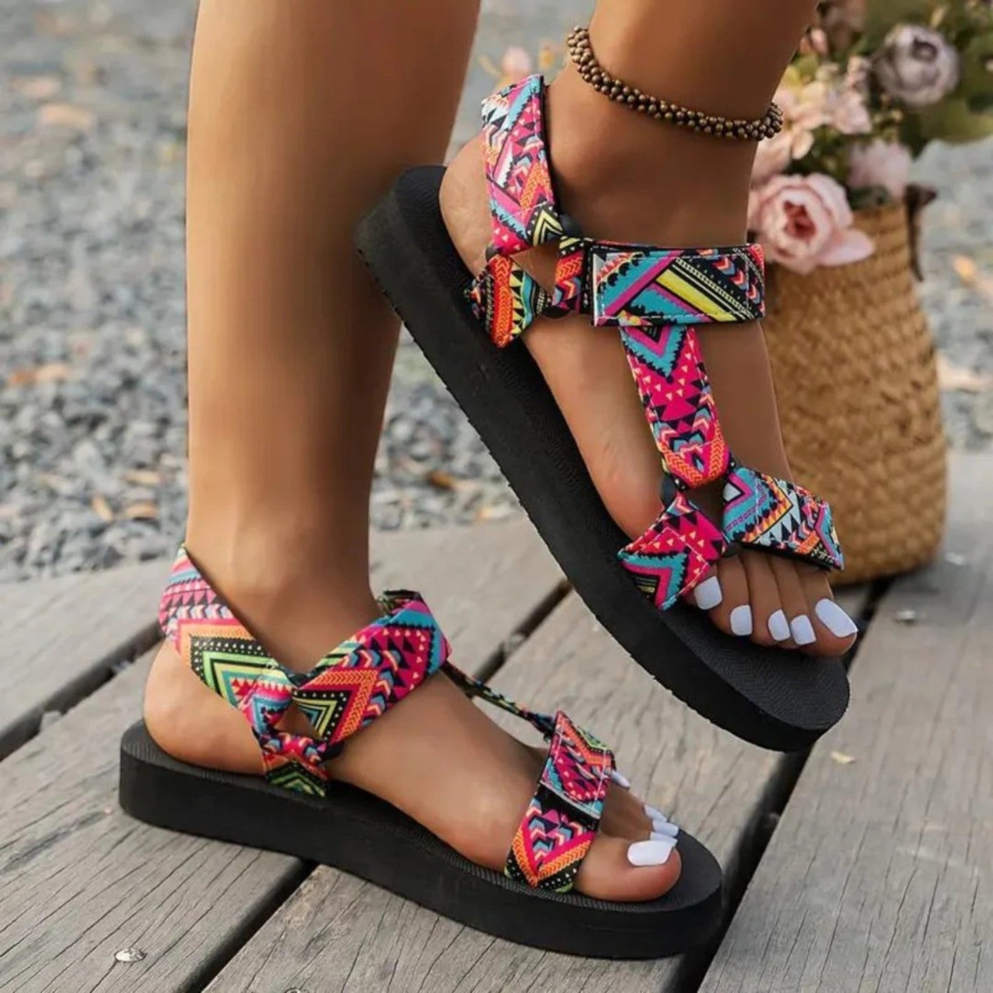 Romina – Sandali Bassi In Stile Bohemien Per Un Look Fresco
