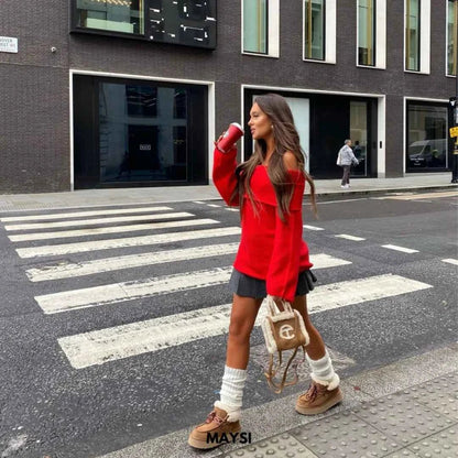 Annalisa - Pullover con Spalle Scoperte