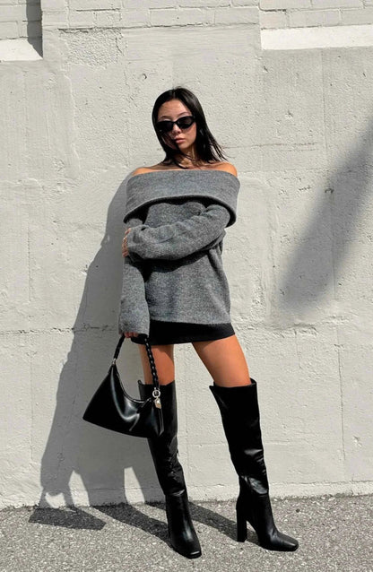 Annalisa - Pullover con Spalle Scoperte