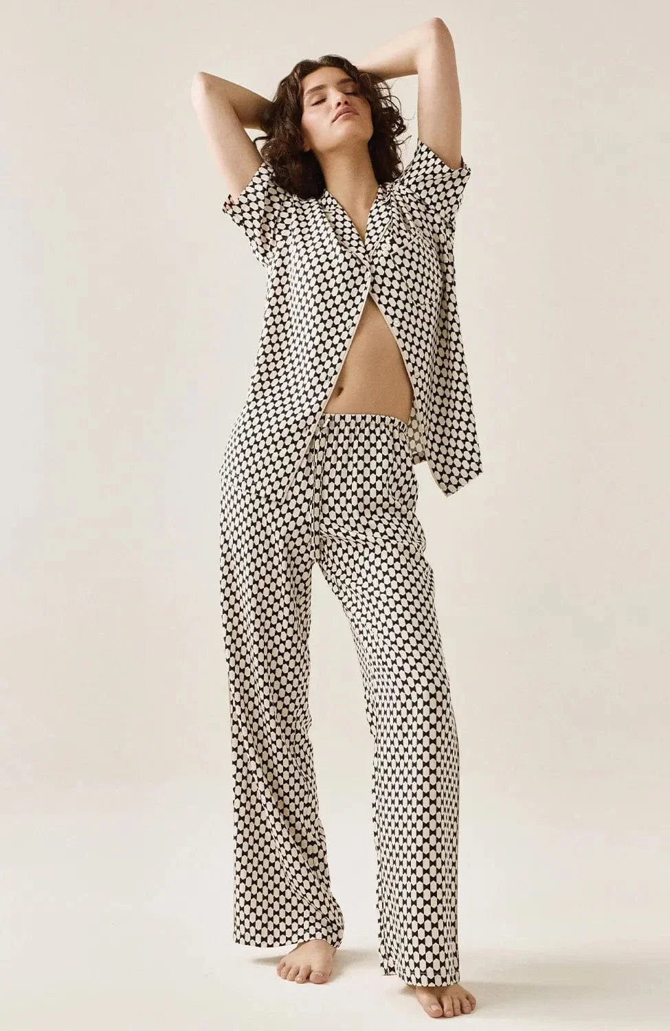 Velia - Pigiama Donna Lungo Elegante Comfort