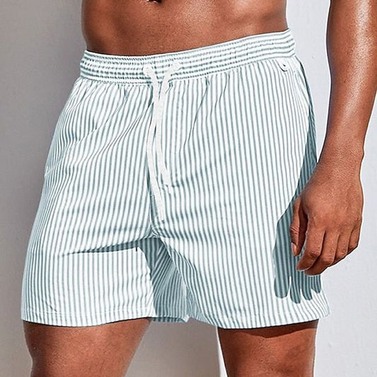 Hassan – Costume Da Bagno A Righe Dal Taglio Classico E Raffinato