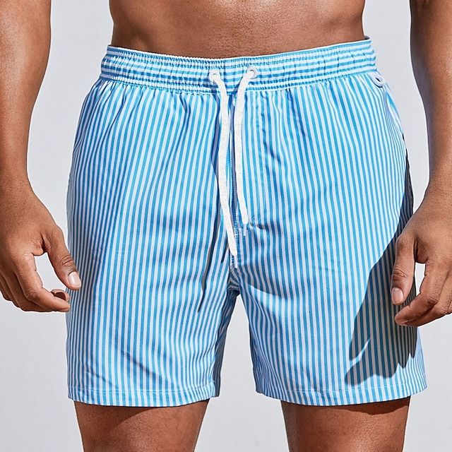 Hassan – Costume Da Bagno A Righe Dal Taglio Classico E Raffinato