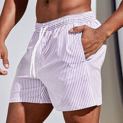 Hassan – Costume Da Bagno A Righe Dal Taglio Classico E Raffinato