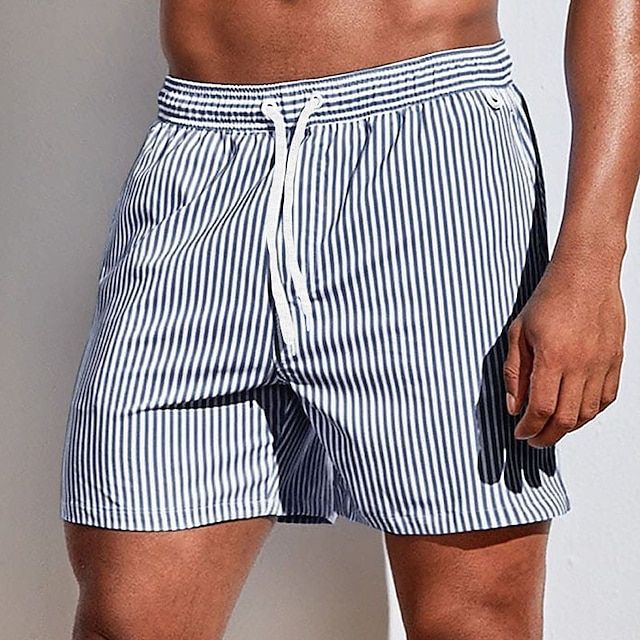 Hassan – Costume Da Bagno A Righe Dal Taglio Classico E Raffinato