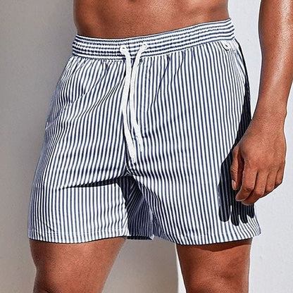 Hassan – Costume Da Bagno A Righe Dal Taglio Classico E Raffinato