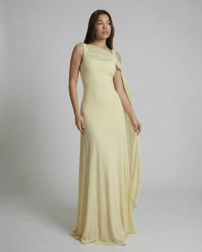 Sonia - Abito Maxi Solenne Donna Elegante Femminile Moderno