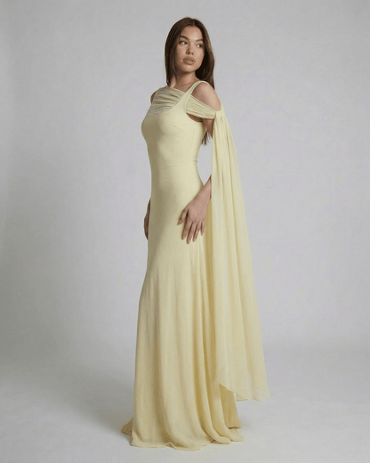 Sonia - Abito Maxi Solenne Donna Elegante Femminile Moderno