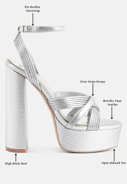Velia - Sandali Donna Tacco Eleganti Raffinati
