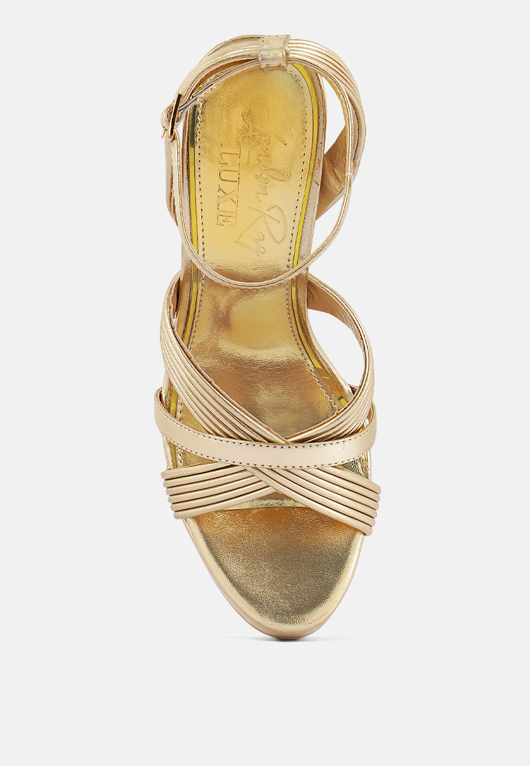Velia - Sandali Donna Tacco Eleganti Raffinati