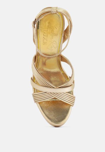 Velia - Sandali Donna Tacco Eleganti Raffinati