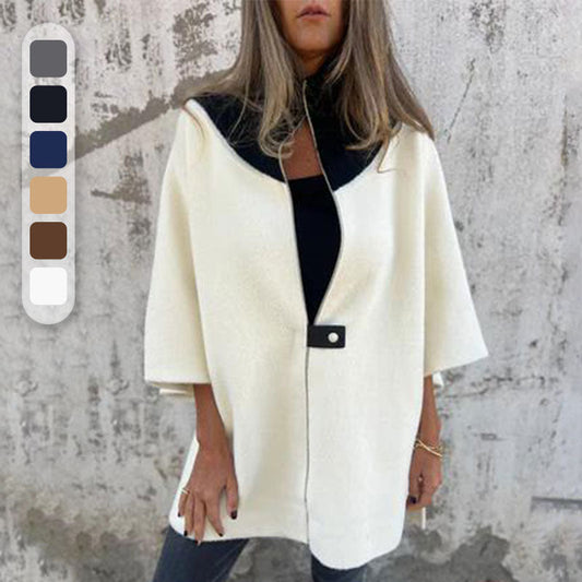 Lodovica - Giacca Donna Casual con Collo Alto Elegante e Calda