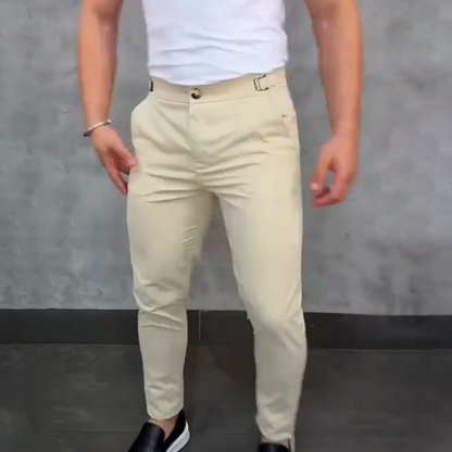 Teobaldo - Pantaloni Slim Fit Uomo Comfort Moderno