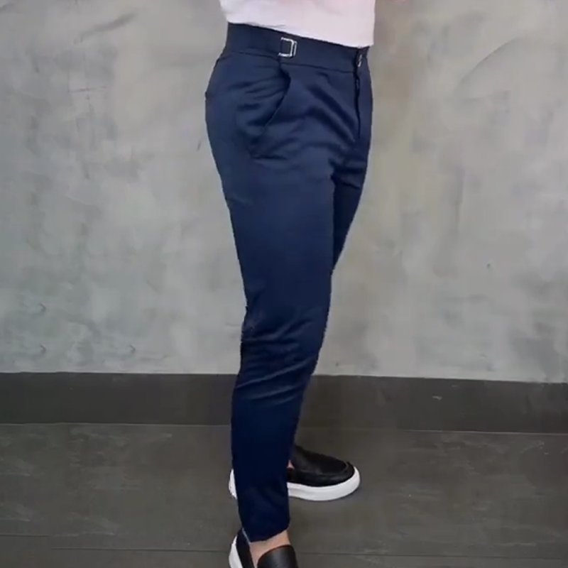 Teobaldo - Pantaloni Slim Fit Uomo Comfort Moderno