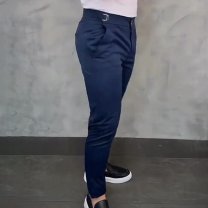 Teobaldo - Pantaloni Slim Fit Uomo Comfort Moderno