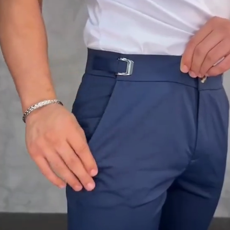 Teobaldo - Pantaloni Slim Fit Uomo Comfort Moderno